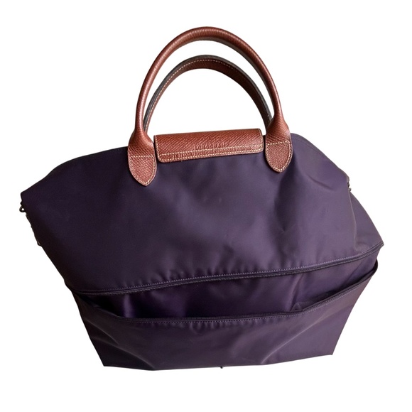 Longchamp Le Pliage Expandable Travel Nylon Crossbody Unisex Weekender Bag - Picture 10 of 12